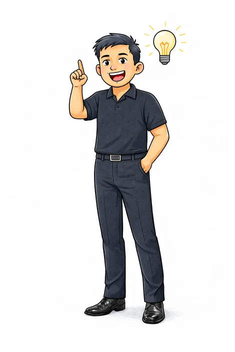 Ilustrasi doodle Habib Hidayat mendapat ide